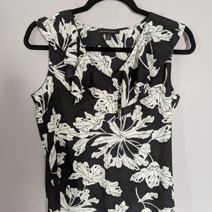 Banana Republic Sleeveless Ruffle Collar Size S
